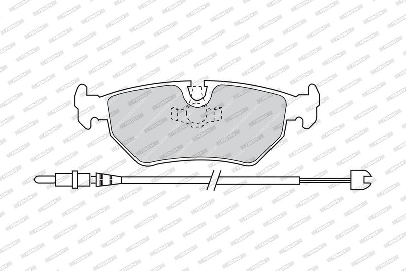 FERODO Plaquettes de frein à disque FDB1003
