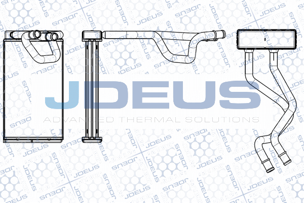 JDEUS Hőcserélő, belső tér fűtés M-2190610