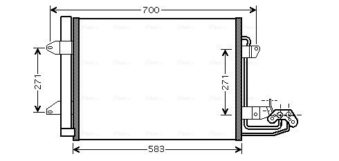 AVA QUALITY COOLING kondenzátor, klíma VN5211D