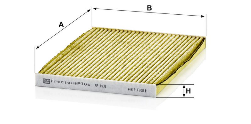 Filter, salongiõhk, MANN-FILTER FP 1936