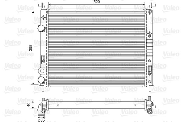 VALEO Radiateur 701597