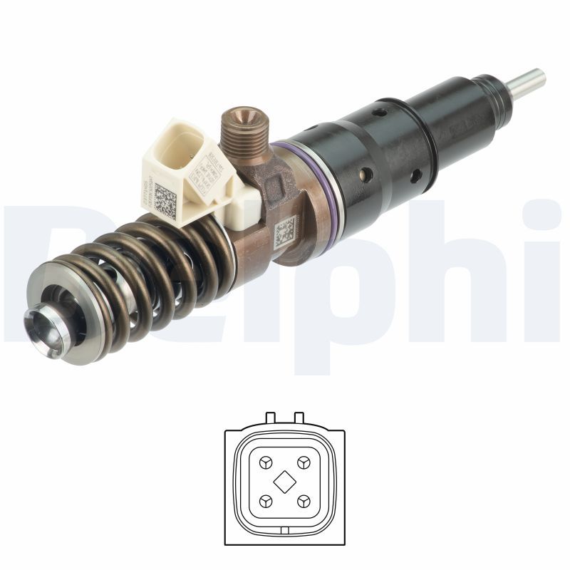 Delphi Diesel Fuel Injector 42019396