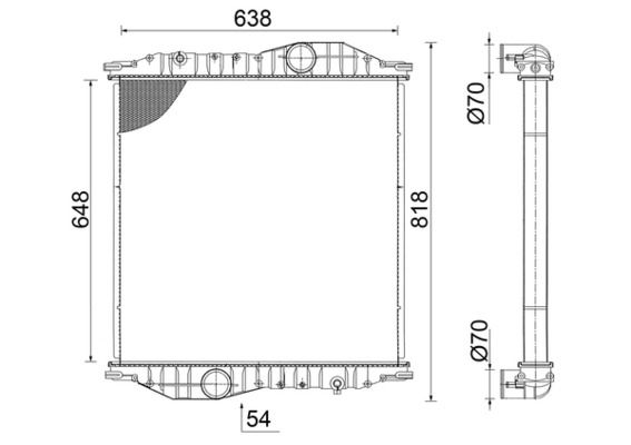 Product Image - Radiateur - CR2586000S - MAHLE