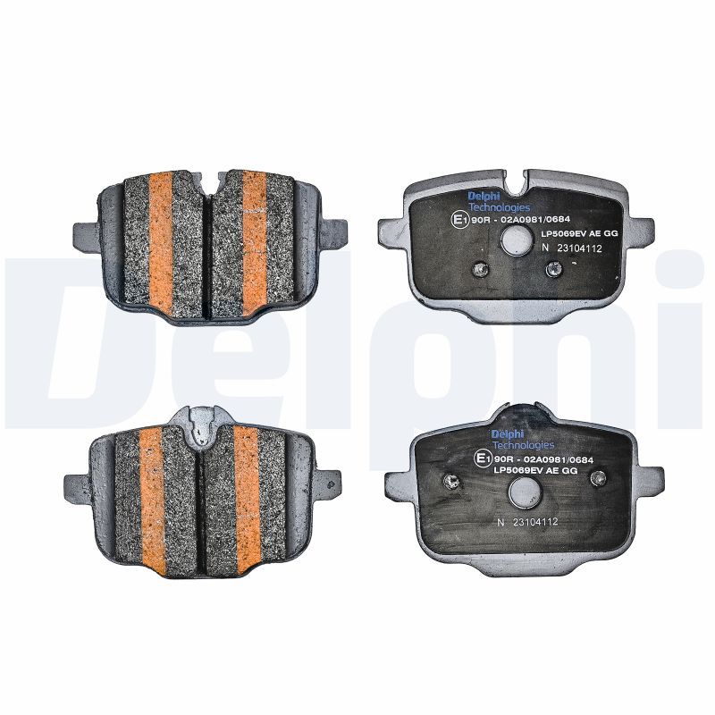 DELPHI LP5069EV Brake Pad Set, disc brake