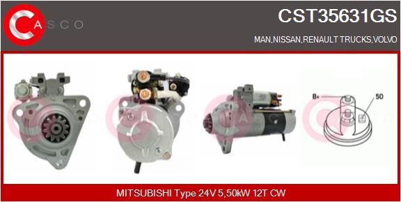 Startér CST35631GS