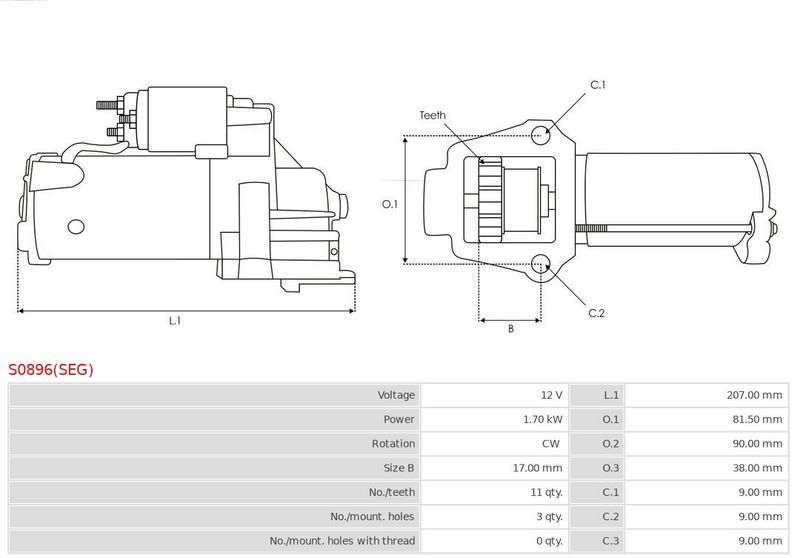 AS-PL S0896(SEG) Starter
