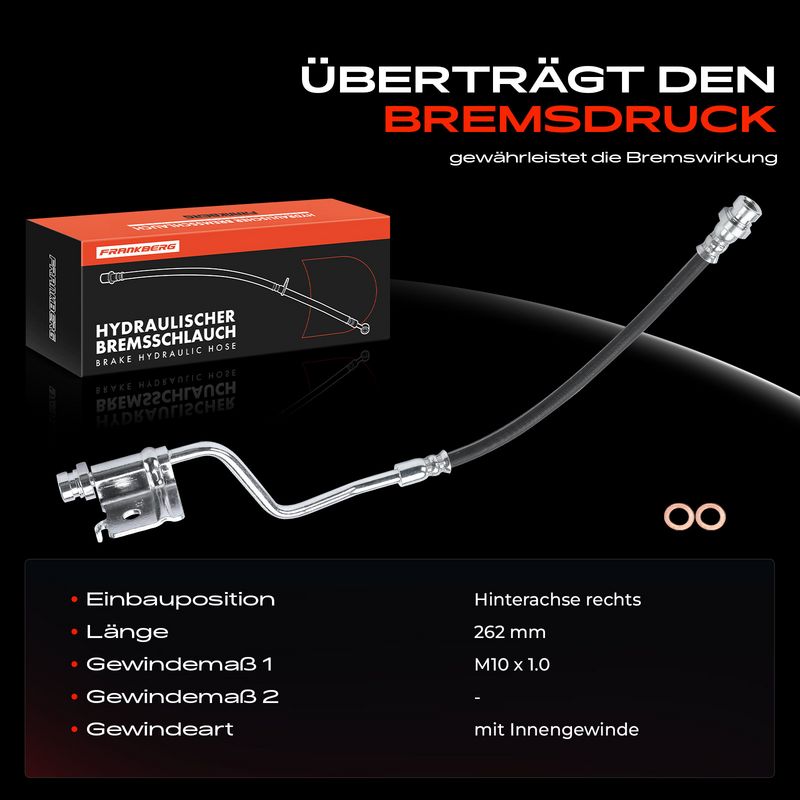 Frankberg 5481FB0004589 Brake Hose