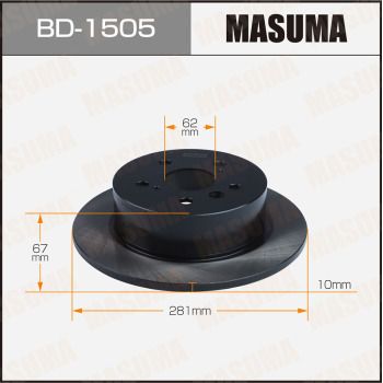 Гальмівний диск, Masuma BD-1505