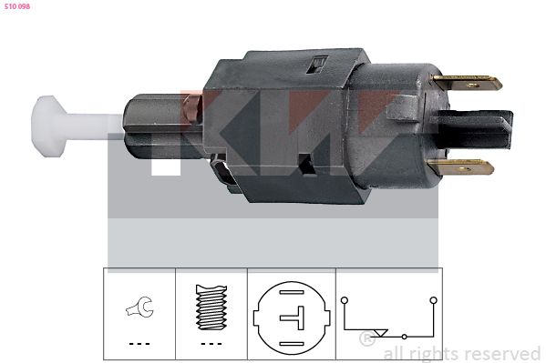 Перемикач стоп-сигналу, Kw 510098