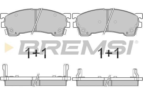 Гальмівні колодки пер. Mazda 323/626 94-04 (sumitomo)