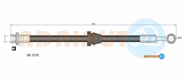 Гальмівний шланг, Adriauto 06.1216