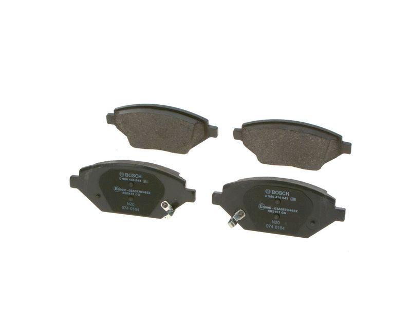 BOSCH 0986424843 Brake Pad Set, disc brake