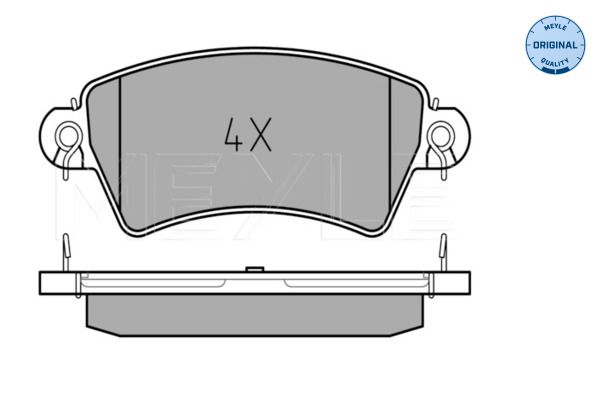 MEYLE 025 233 9617 Brake Pad Set, disc brake