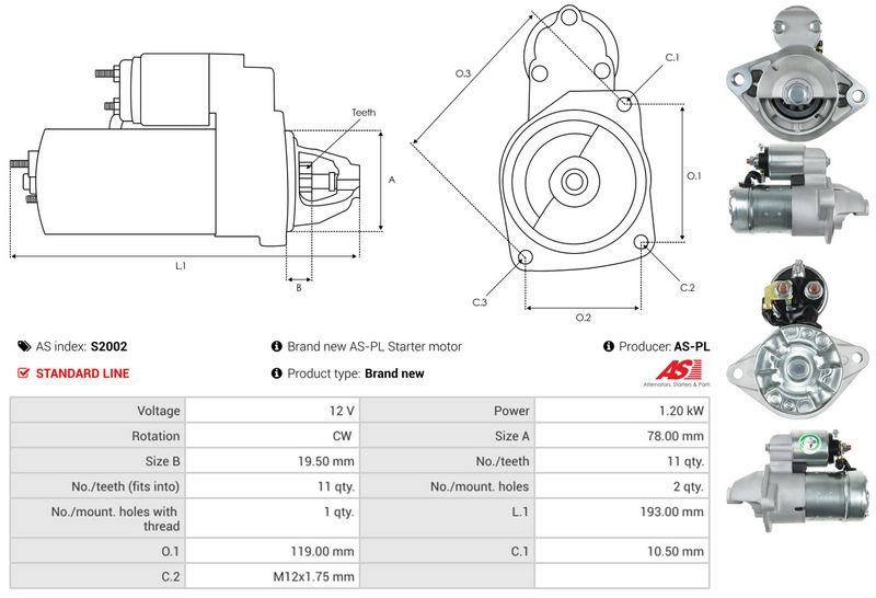 AS-PL S2002 Starter