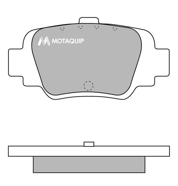 MOTAQUIP fékbetétkészlet, tárcsafék LVXL663