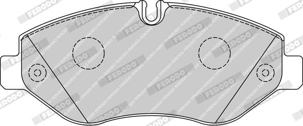 FERODO Plaquettes de frein à disque FVR4036