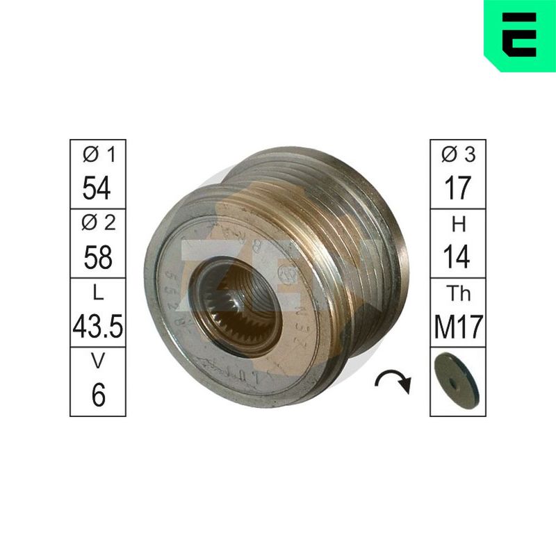 Механізм вільного ходу генератора, Era ZN5528