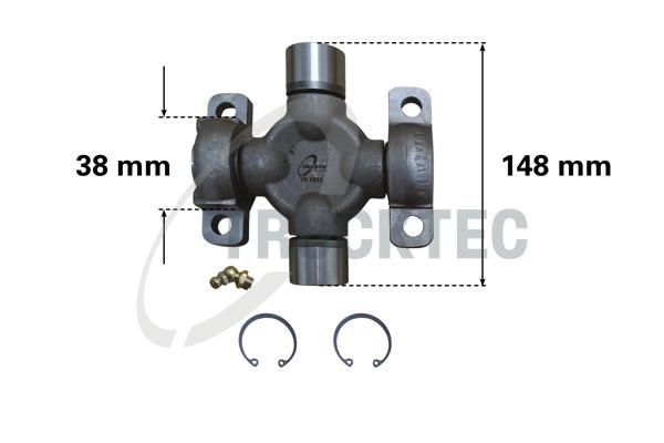 TRUCKTEC AUTOMOTIVE 04.40.003 - Kardaninio veleno jungtis