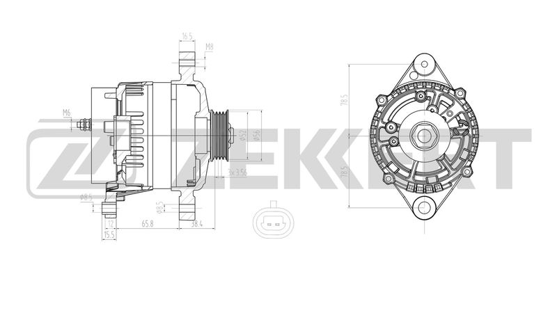 ZEKKERT GE-1007 Generatorius
