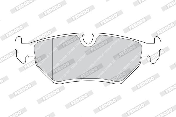 FERODO FDB632 Brake Pad Set, disc brake