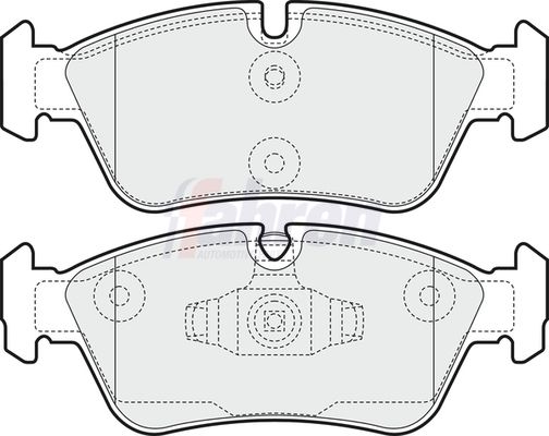 Fahren Brake Pad Set, disc brake FBP3161