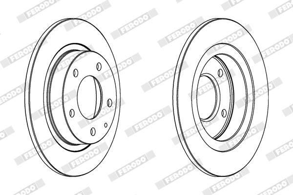 FERODO DDF524C Brake Disc