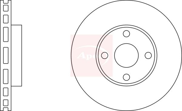 APEC Brake Disc DSK2213