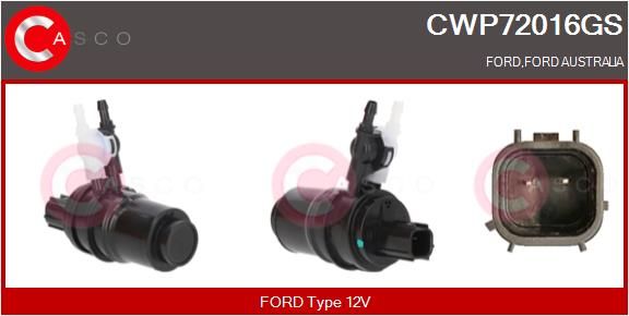POMPA DE APA SPALARE PARBRIZ CASCO CWP72016GS