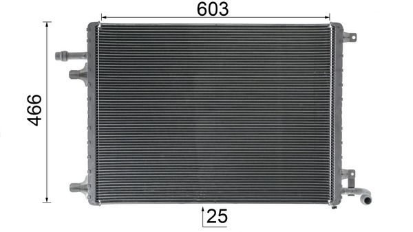 MAHLE CIR 29 000P Low Temperature Cooler, charge air cooler