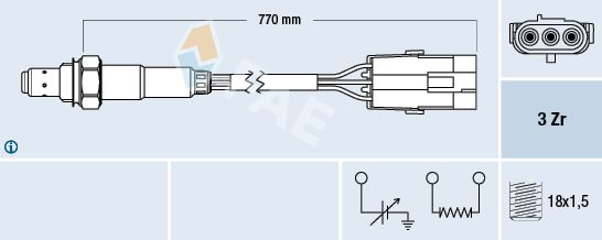 Кисневий датчик, Fae 77115