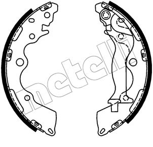 Комплект гальмівних колодок, Metelli 53-0739