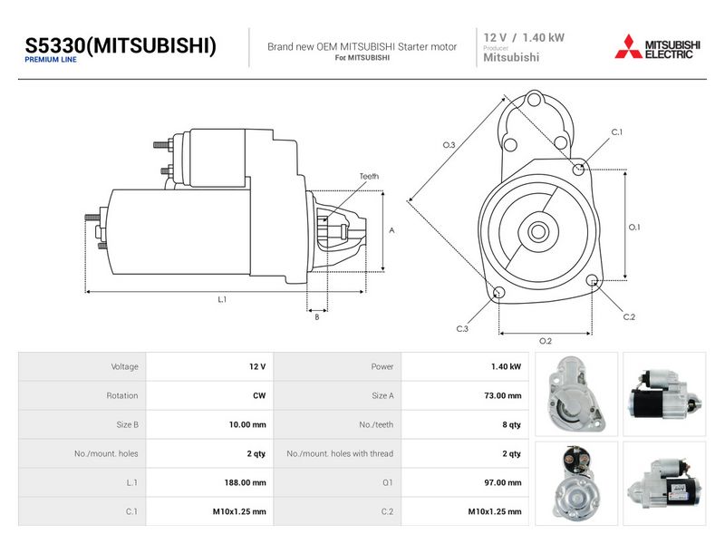 Prekės atitinka OEM kodą: M0T23571ZZ9