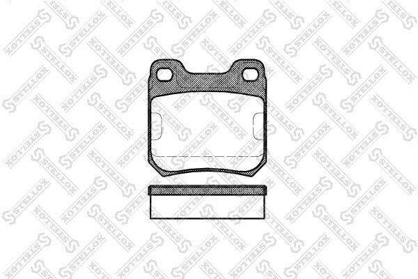 STELLOX fékbetétkészlet, tárcsafék 250 040-SX