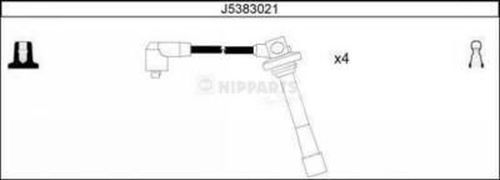 Комплект проводів високої напруги, Nipparts J5383021