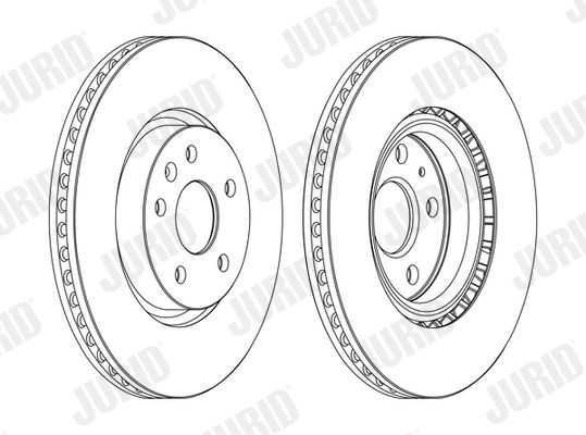 Гальмівний диск, Jurid 562464JC-1
