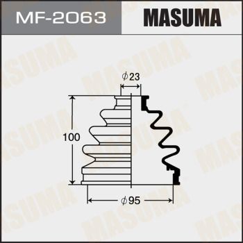 Комплект пилозахисний, приводний вал, Masuma MF-2063