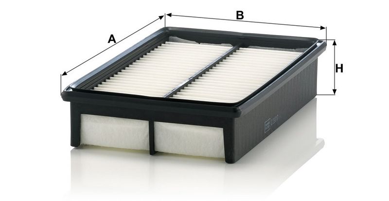 Luchtfilter (Patroon) past: MAZDA 3, 5, CX-7 2.0/2.2D 12.08-