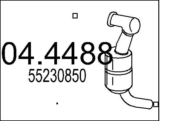 MTS katalizátor 04.4488