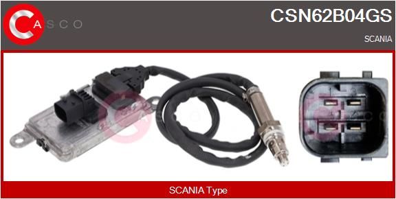 NOx-senzor, vstřikování močoviny CSN62B04GS