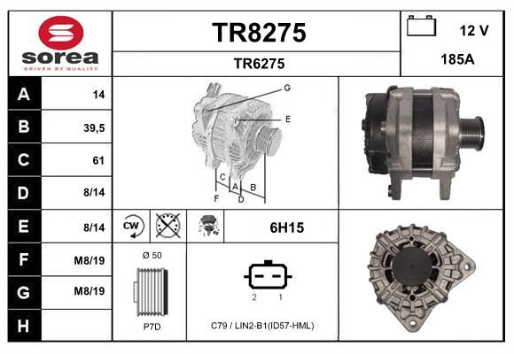 GENERATOR SNRA TR8275