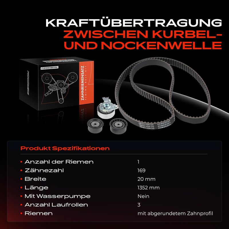 Frankberg 5481FB0020868 Timing Belt Kit