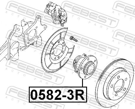 FEBEST 0582-3R Wheel Hub