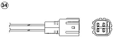 Кисневий датчик, Ngk OZA457-EE39