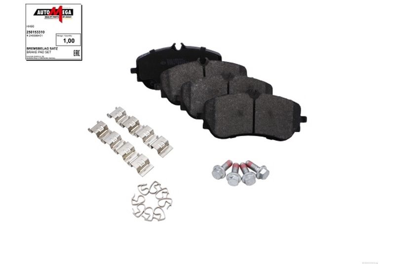 AUTOMEGA 250153310 - Brake Pad Set, disc brake