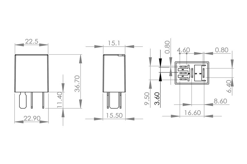 BOSCH 0 986 AH0 321 Relė, pagrindinė srovė