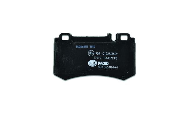 Комплект гальмівних накладок, дискове гальмо, Hella Pagid 8DB355014-941