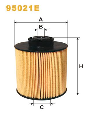 WIX FILTERS 95021E Фильтр топливный MB Vario 96- OM904/OM900