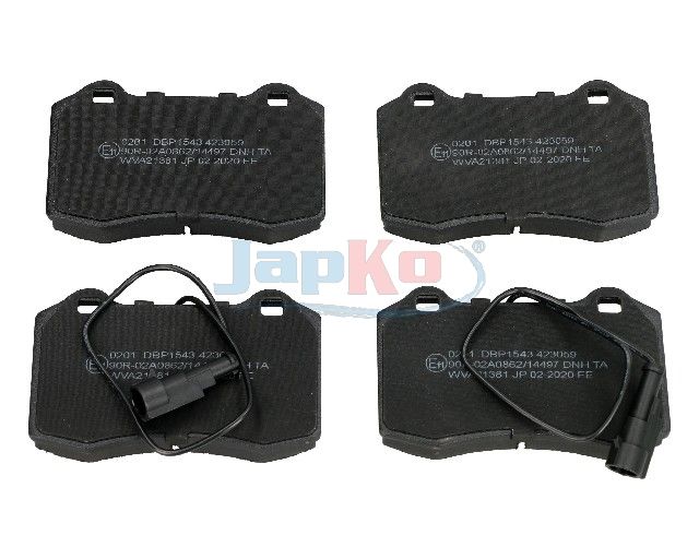 JAPKO 500201 - Brake Pad Set, Disc Brake