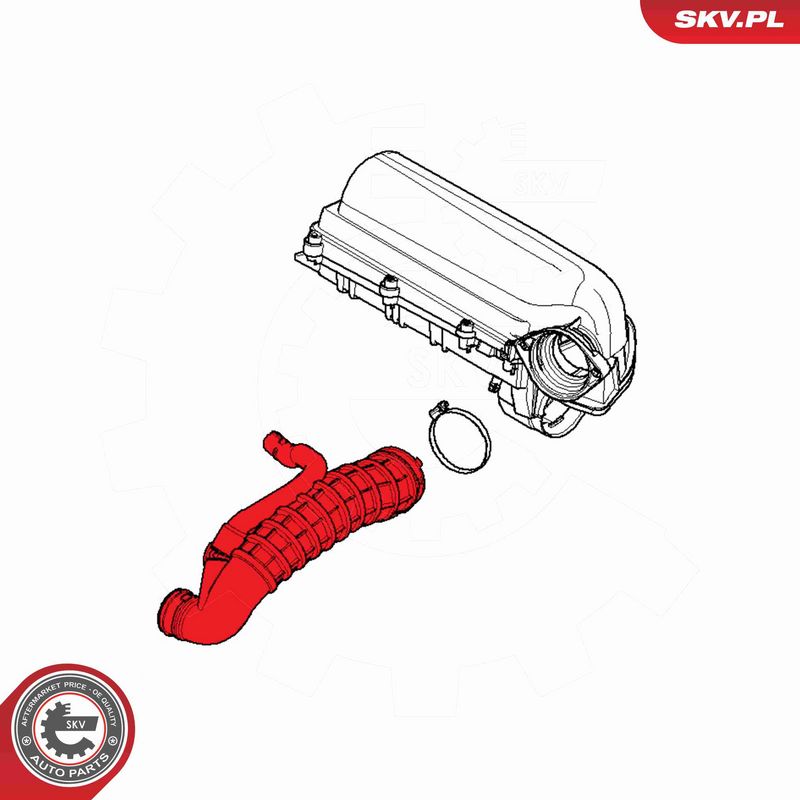 ESEN SKV 54SKV808 Radiator Hose
