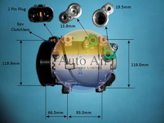 Auto Air Gloucester 14-0823P Compressor, air conditioning